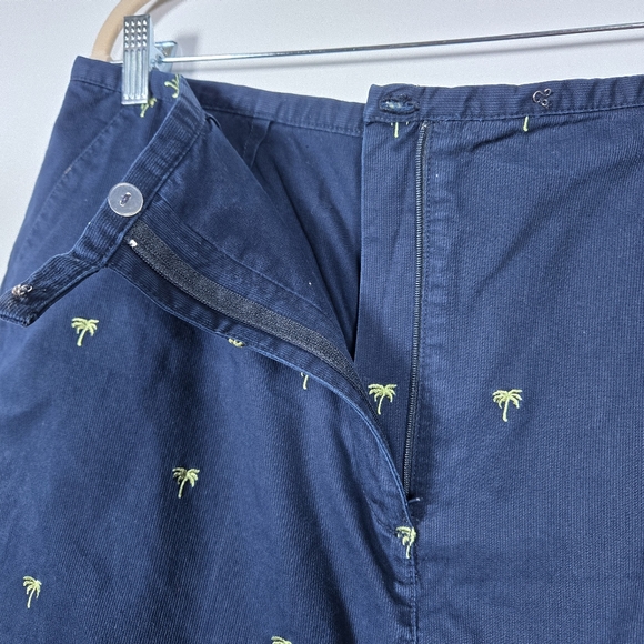 LIZGOLF Navy Blue Embroidered Palm Tree Print Golf Tennis Pickle Ball Skort 16 - Picture 5 of 14